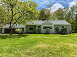 Front of home after James Hardie siding replacement