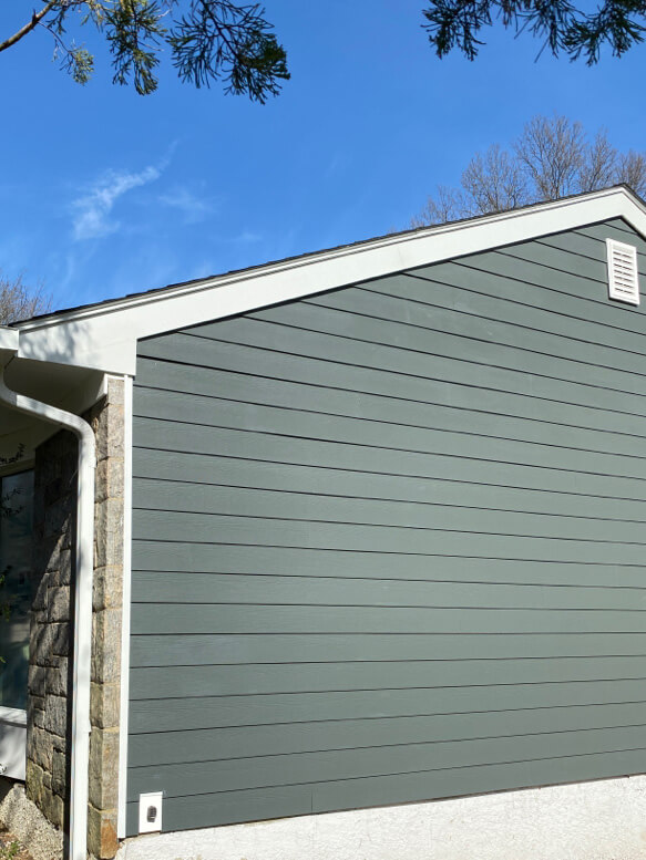 James Hardie siding on home