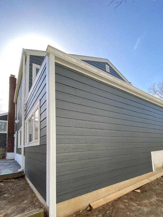 James Hardie siding on home