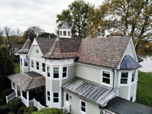 Side view of Brava roof on home in Darien, CT