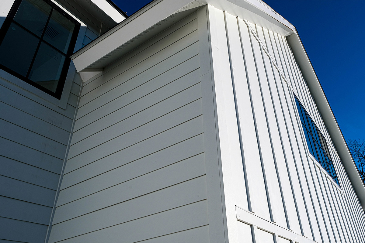 Gray siding on home