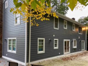 James Hardie siding on home