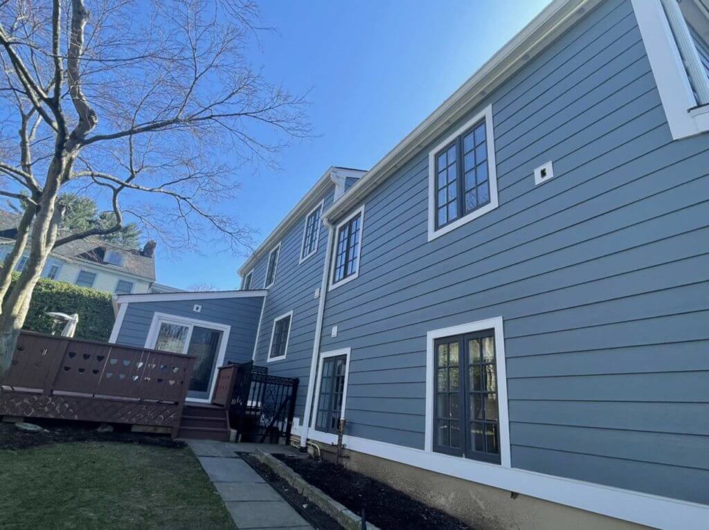 James Hardie siding on home