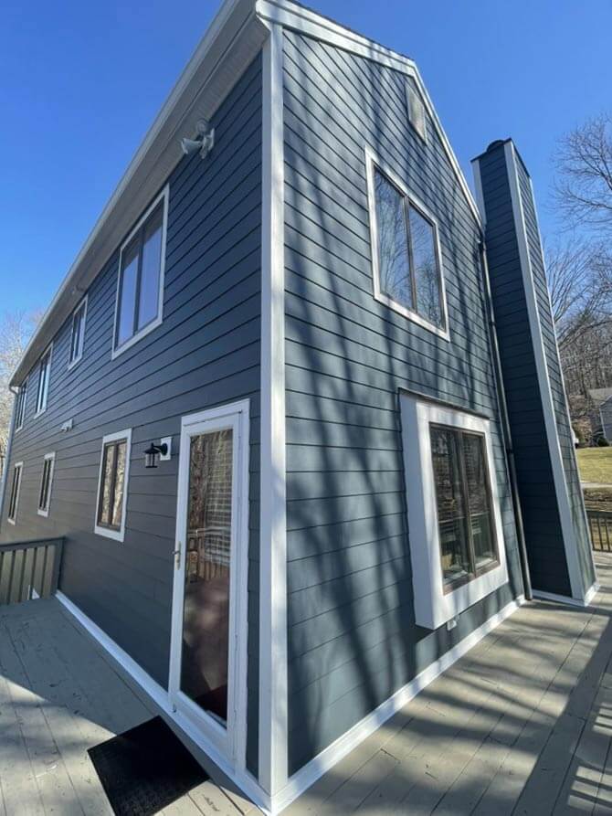 James Hardie siding on home