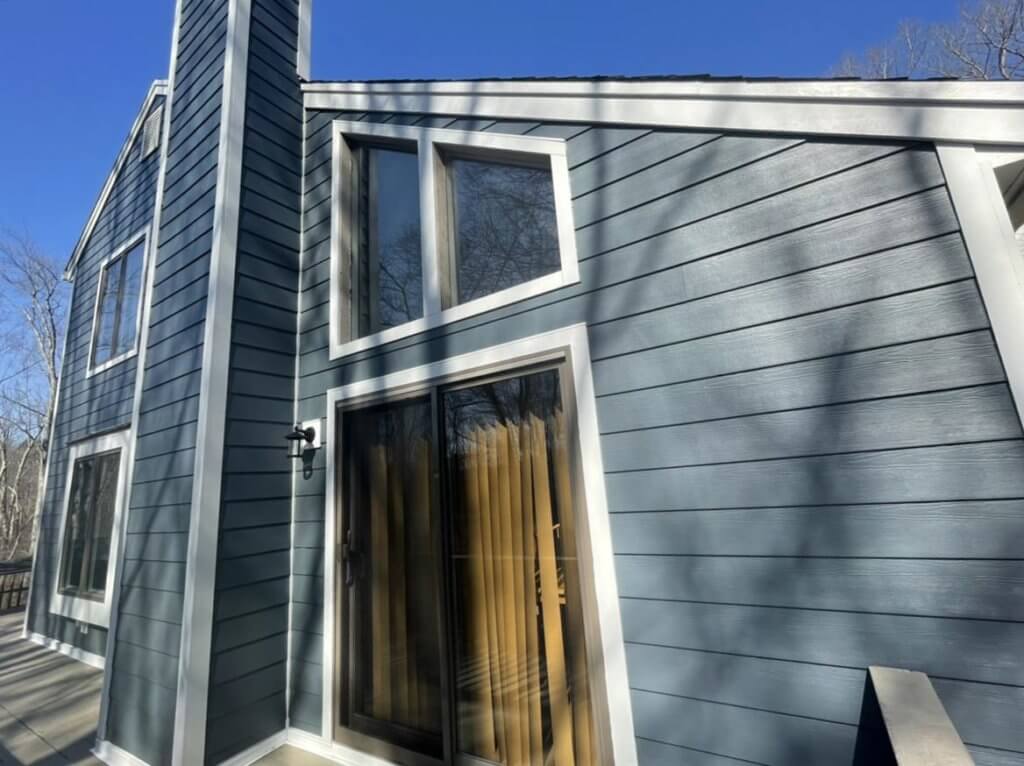 James Hardie siding on home