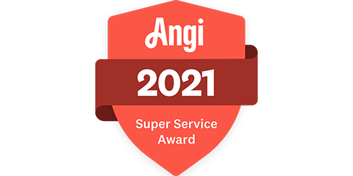 Gunner Roofing earned the Angi Super Service award in 2021