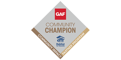 Gunner Roofing is a GAF Community Champion Partner